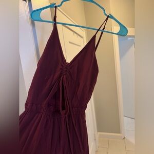 By Together Rich Burgundy Jumpsuit